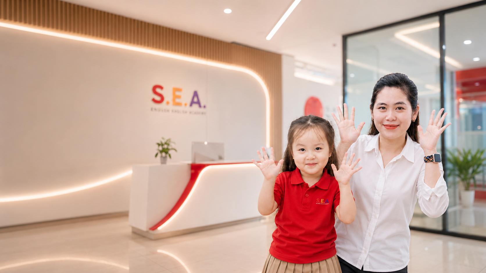 Phụ huynh và học sinh tại S.E.A